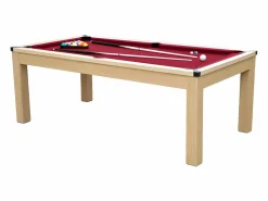 Hot Mesa billar y ping-pong BALTHAZAR - 213x112x81.5 cm-rojo Billar