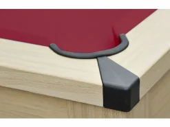 Hot Mesa billar y ping-pong BALTHAZAR - 213x112x81.5 cm-rojo Billar