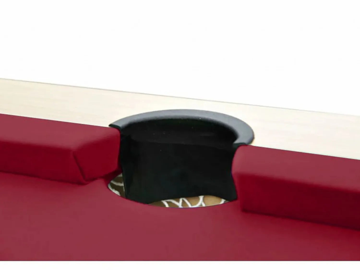 Hot Mesa billar y ping-pong BALTHAZAR - 213x112x81.5 cm-rojo Billar
