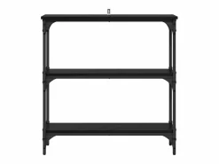 Clearance Mesa Consola con estante Roble 75 x 22.5 x 75 cm Consola