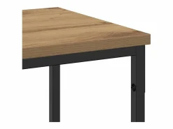 Mesa Consola con estante Otro Roble artisan 180 x 30 x 75 cm Consola