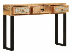 Best Mesa consola de madera maciza de mango 110x30x76 cm Consola