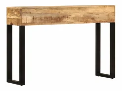 Best Mesa consola de madera maciza de mango 110x30x76 cm Consola