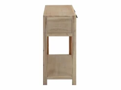 vidaxl Mesa consola de madera maciza de acacia 82x33x73 cm