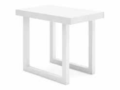 Skraut Home Mesa Consola extensible, 160x90x73cm, Para 8 comensales, Patas madera maciza,