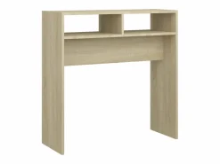 vidaxl Mesa consola madera contrachapada roble Sonoma 78x30x80 cm