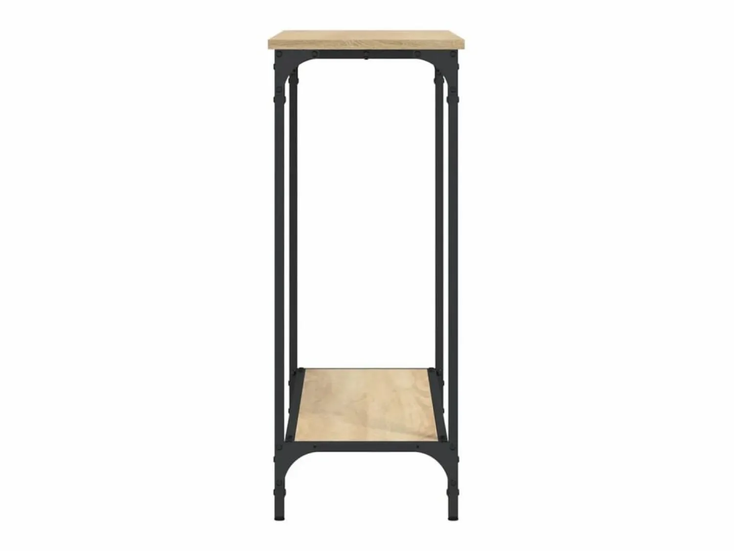 Clicnbuy Mesa consola madera de ingeniería roble Sonoma 101x30,5x75 cm