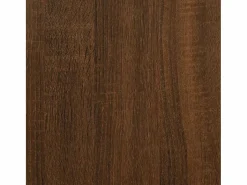 vidaxl Mesa consola madera de ingeniería marrón roble 75x40x75 cm