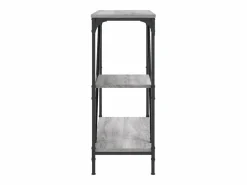 Clicnbuy Mesa consola madera de ingeniería Sonoma 88,5x30x75 cm Gris