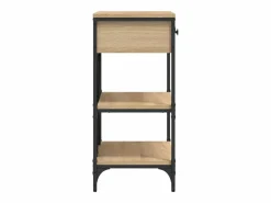 Clicnbuy Mesa consola madera de ingeniería roble Sonoma 75x34,5x75 cm