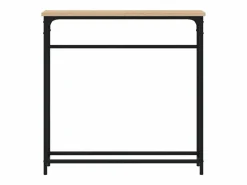vidaxl Mesa consola roble Sonoma 75x19,5x75 cm madera de ingeniería