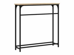vidaxl Mesa consola roble Sonoma 75x19,5x75 cm madera de ingeniería