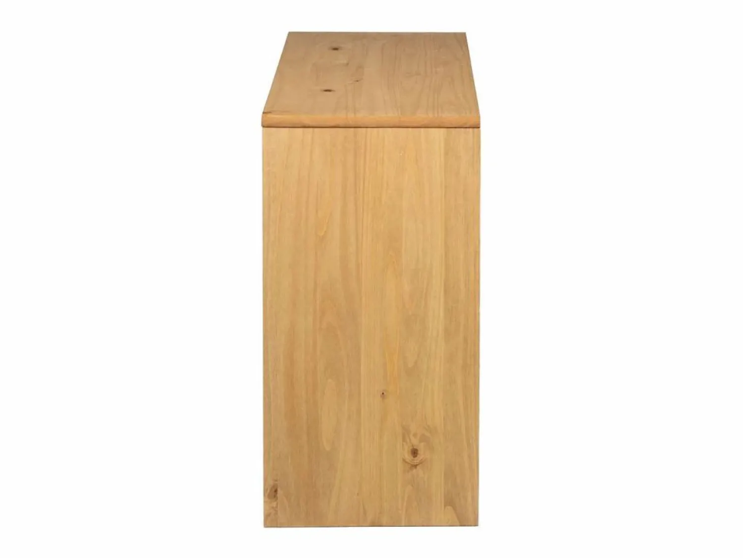 Best Clicnbuy Mesa consola SAUDA madera maciza de pino roble 89,5x36,5x73 cm Marru00f3n