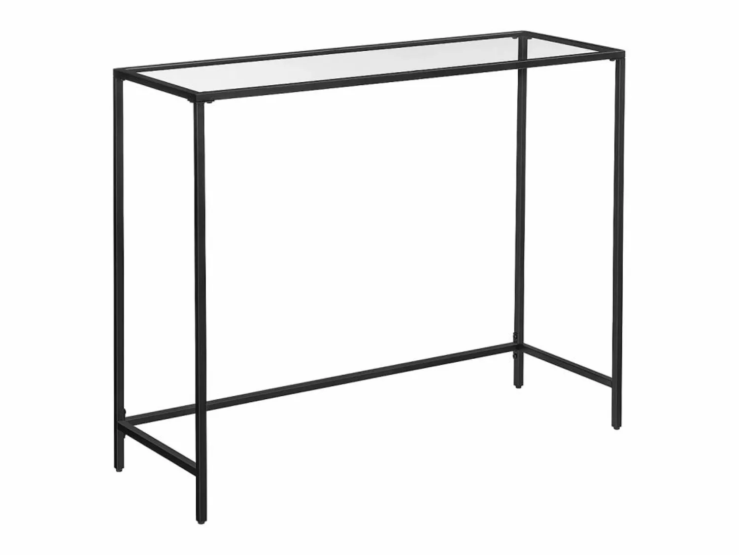 Sale Mesa consola Valora para salón, de cristal y metal. Consola