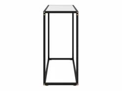 Outlet Mesa consola vidrio templado 80x35x75 cm Consola