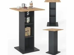 Sale Vicco Mesa de bar antracita 70x70x109 rodeo Gris antracita