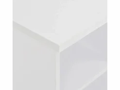 Clicnbuy Mesa de bar blanca 60x60x110 cm