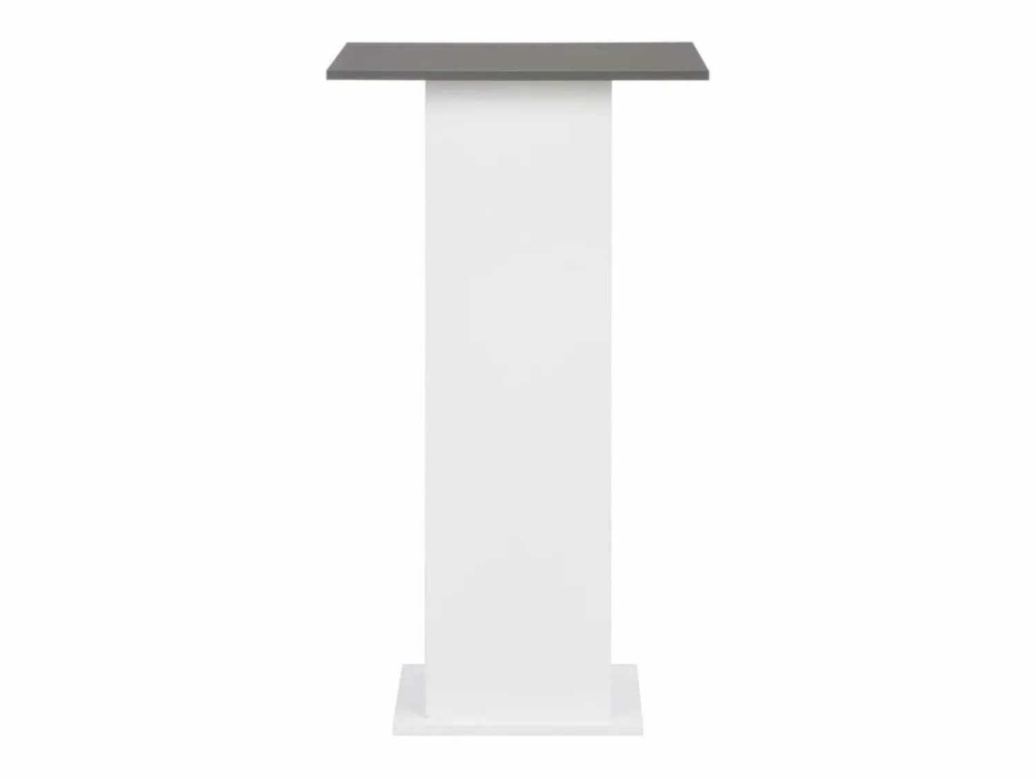 Clearance Mesa de bar color y gris antracita 60x60x110 cm Mesa Alta