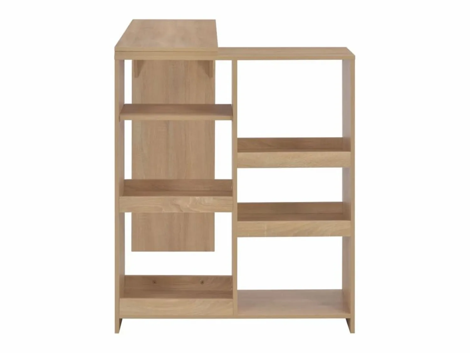 Online Clicnbuy Mesa de bar con estantería móvil negro 138x39x110 cm Marru00f3n