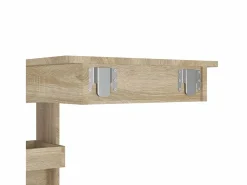 Clicnbuy Mesa de bar de pared contrachapada roble Sonoma 102x45x103,5cm