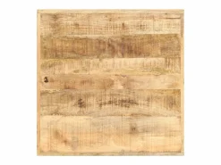 Best Clicnbuy Mesa de bar madera maciza de mango rugosa 60x60x107 cm Marru00f3n
