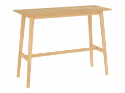 New Rendez-Vous Déco Mesa de bar rectangular de madera clara, 4 personas - Buvette Color natural claro