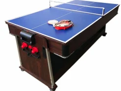 New Mesa de Billar 7 pies Multijuego Air Hockey + Ping Pong - Stark Billar