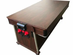 Sale Mesa de Billar 7 pies Multijuego Air Hockey + Ping Pong – Stark con bancos Billar