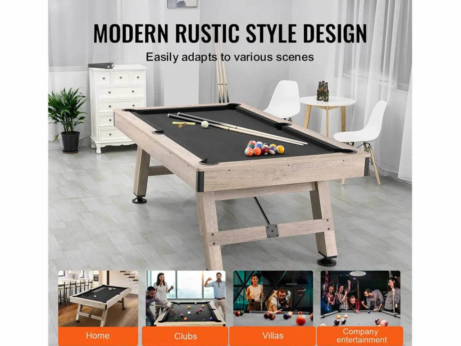 Online Mesa de Billar Convertible SucceBuy 213 cm - Juego de Mesa de Billar, Tela Negra, para Sala de Juegos Billar