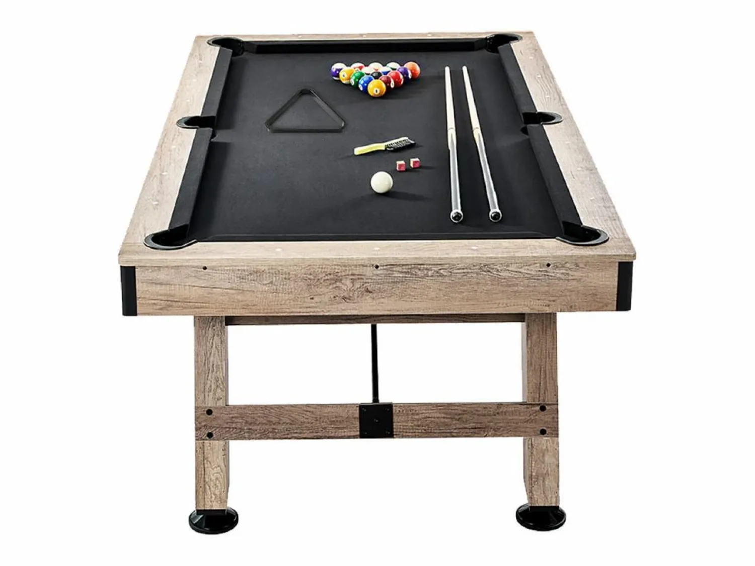 Online Mesa de Billar Convertible SucceBuy 213 cm - Juego de Mesa de Billar, Tela Negra, para Sala de Juegos Billar
