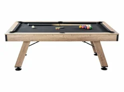 Online Mesa de Billar Convertible SucceBuy 213 cm - Juego de Mesa de Billar, Tela Negra, para Sala de Juegos Billar