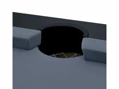 Clearance Mesa de billar convertible negra con alfombra - Eddie Billar