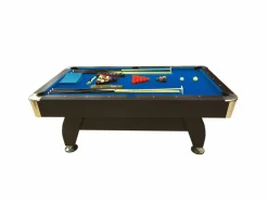 Clearance ELITESHOPPING Mesa de Billar de 7 pies completo con accesorios – Iron Blue Azul