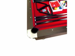 Best Mesa de billar de 8 pies con banco de almacenamiento – Viper Red Billar