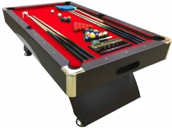 ELITESHOPPING Mesa de billar moderna de 8 pies completa con accesorios - Thanos