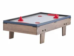 Mesa de billar SucceBuy 4 en 1, mesa de hockey de aire de 82 cm, futbolín, ping-pong y billar, multifuncional, compacta, para interior.