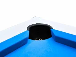 Discount Vente-unique Mesa de billar transformable en mesa de cenar SNOOKER Azul / Blanco