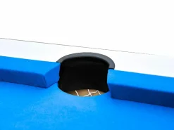 Discount Vente-unique Mesa de billar transformable en mesa de cenar SNOOKER Azul / Blanco