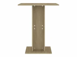 Clicnbuy Mesa de bistró contrachapada color roble Sonoma 60x60x75 cm