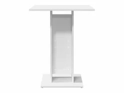 New Clicnbuy Mesa de bistró de madera contrachapada 60x60x75 cm Blanco