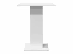 New Clicnbuy Mesa de bistró de madera contrachapada 60x60x75 cm Blanco