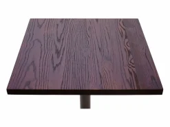 Best MCW Mesa de bistró -H10, marrón oscuro Negro / Marru00f3n