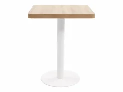 Best Clicnbuy Mesa de bistró MDF marrón claro 60x60 cm Marru00f3n