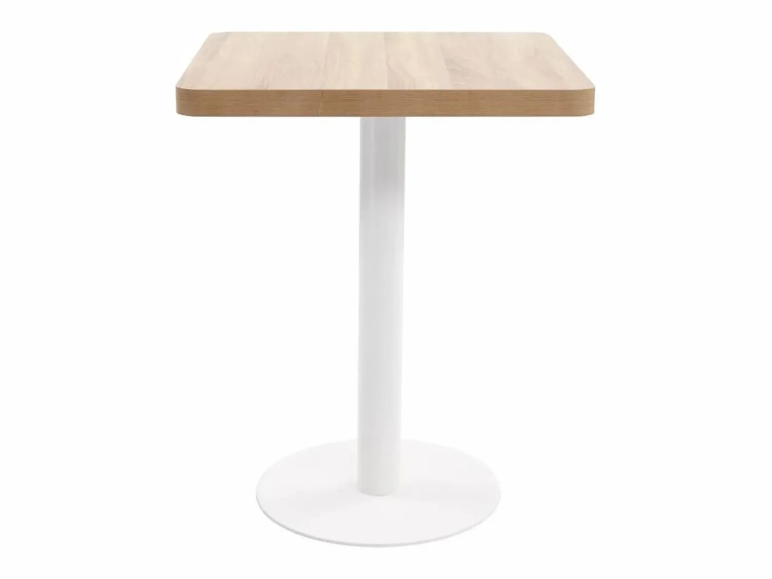 Best Clicnbuy Mesa de bistró MDF marrón claro 60x60 cm Marru00f3n