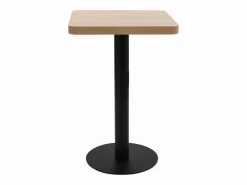 Clicnbuy Mesa de bistró MDF marrón claro 50x50 cm