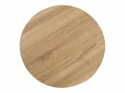 Outlet Mesa de bistró MDF marrón claro 60 cm Mesa Alta
