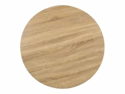 Clicnbuy Mesa de bistró MDF marrón claro 80 cm