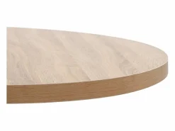 Clicnbuy Mesa de bistró MDF marrón claro 80 cm