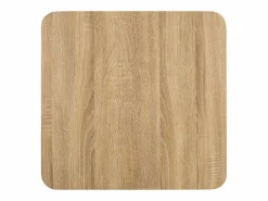 Outlet Mesa de bistró MDF marrón claro 50x50 cm Mueble Bar