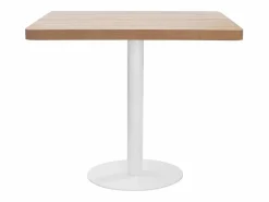 Sale Clicnbuy Mesa de bistró MDF marrón claro 80x80 cm Marru00f3n